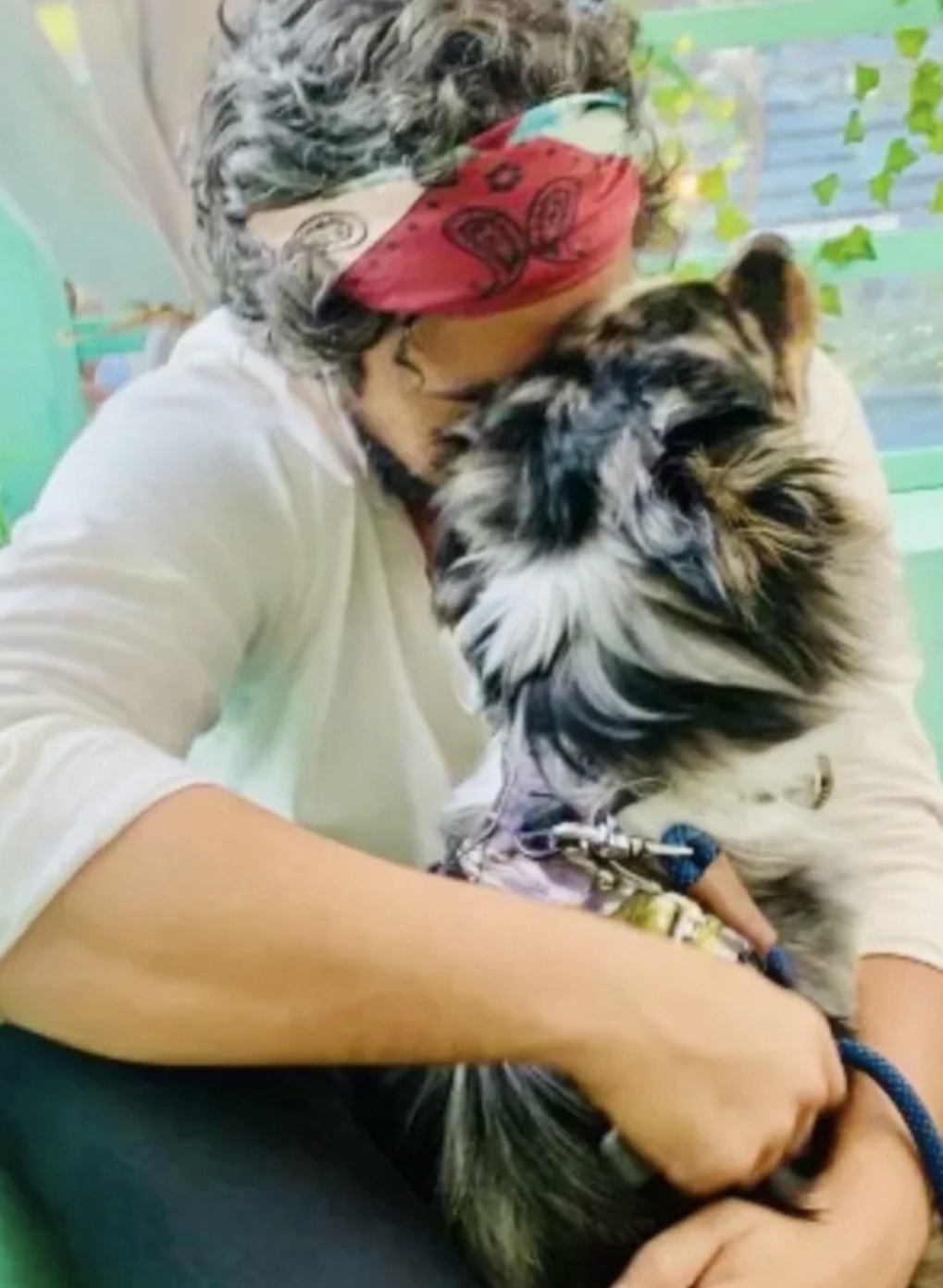 Warren and his dog